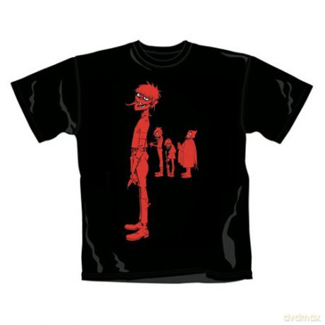 Gorillaz: Murdoc Band Red, Colour Black, Men's (L) [T-SHIRT]