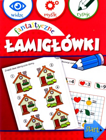 Widzę, myślę, rysuję. Fantastyczne łamigłówki - Anna Wiśniewska [KSIĄŻKA]