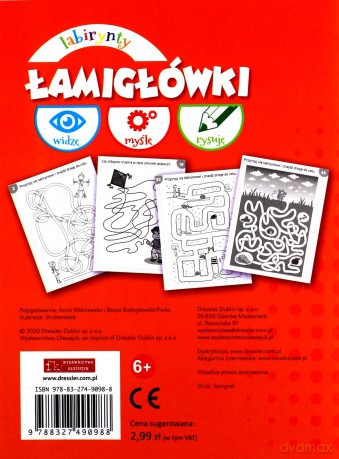 Widzę, myślę, rysuję. Labirynty łamigłówki [KSIĄŻKA]