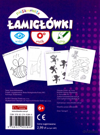 Widzę, myślę, rysuję. Niesamowite łamigłówki - Anna Wiśniewska [KSIĄŻKA]