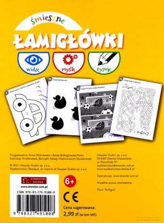 Widzę, myślę, rysuję. Śmieszne łamigłówki [KSIĄŻKA]