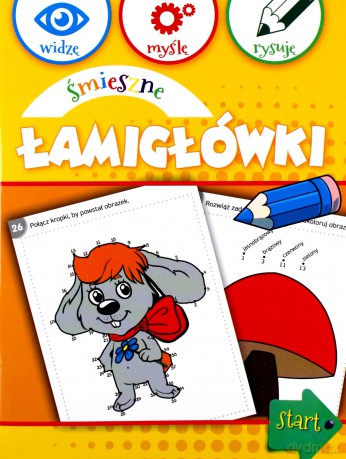 Widzę, myślę, rysuję. Śmieszne łamigłówki [KSIĄŻKA]