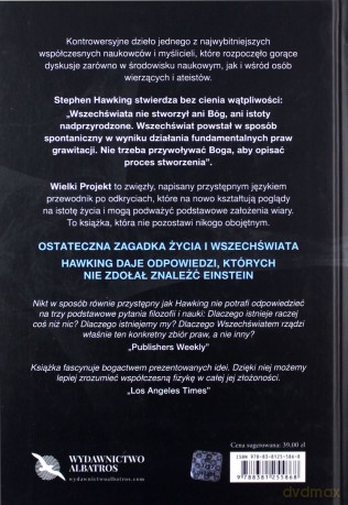 Wielki projekt - Stephen Hawking, Leonard Mlodinow [KSIĄŻKA]