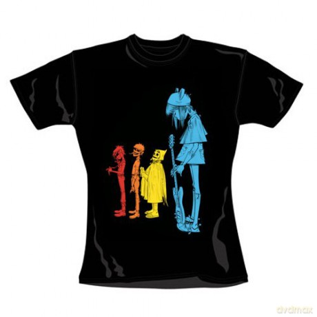 Gorillaz: Noodle Band Colour, Black, Womens (L) [T-SHIRT]