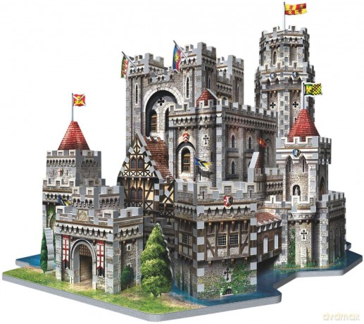 WREBBIT 3D 865 el. King Arthurs Camelot [PUZZLE]