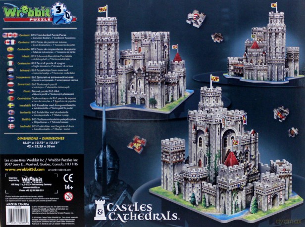 WREBBIT 3D 865 el. King Arthurs Camelot [PUZZLE]