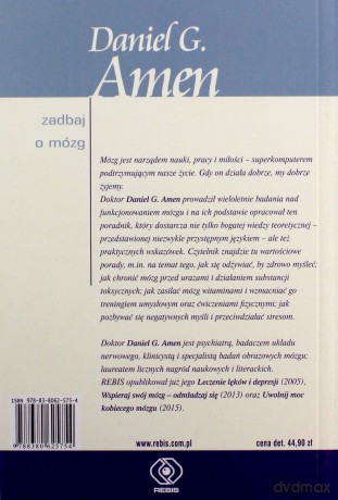 Zadbaj o mózg - Daniel G. Amen, Adam Tuz [KSIĄŻKA]