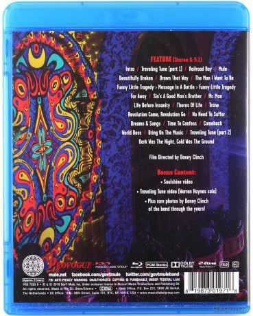 Gov't Mule: Bring On The Music - Live at The Capitol Theatre [Blu-Ray]