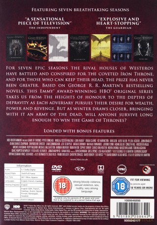 Game Of Thrones Season 1-7 (Gra o Tron) [67DVD]
