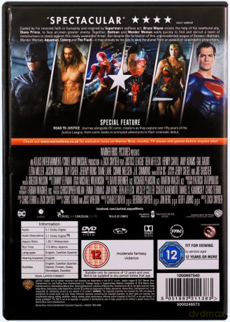 Justice League (Liga sprawiedliwości) [DVD]