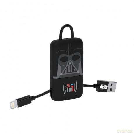 Star Wars (Gwiezdne Wojny) Kabel Light Keyline 22 cm TLJ Darth Vader USB