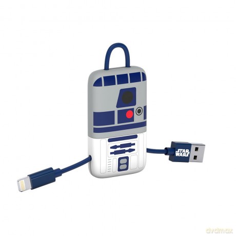 Star Wars Kabel Light Keyline 22 cm (Gwiezdne Wojny) TLJ R2D2 USB