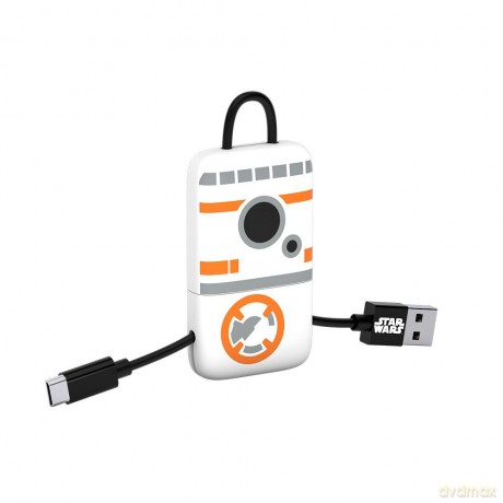 Star Wars (Gwiezdne Wojny) Kabel Micro Keyline 22 cm TLJ BB8 USB