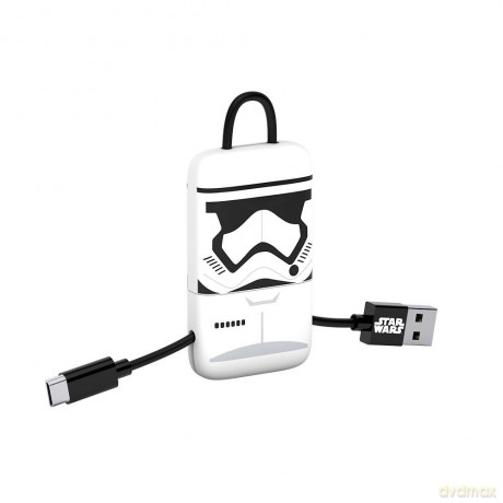 Star Wars (Gwiezdne Wojny) Kabel Micro Keyline 22 cm TLJ Stormtrooper USB