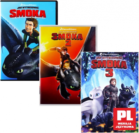 Jak wytresować Smoka Kolekcja 1-3 Pakiet [3DVD]