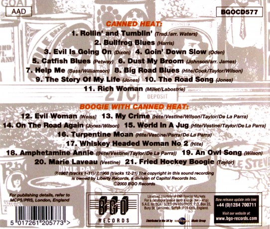 Canned Heat: Canned Heat / Boogie With [CD]