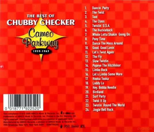 Chubby Checker: The Best Of - Cameo Parkway - 1959-1963 [CD]