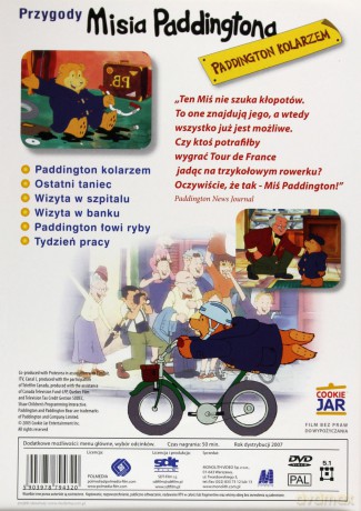 Przygody Misia Paddingtona - Paddington kolarzem  [DVD] [PRZECENA]