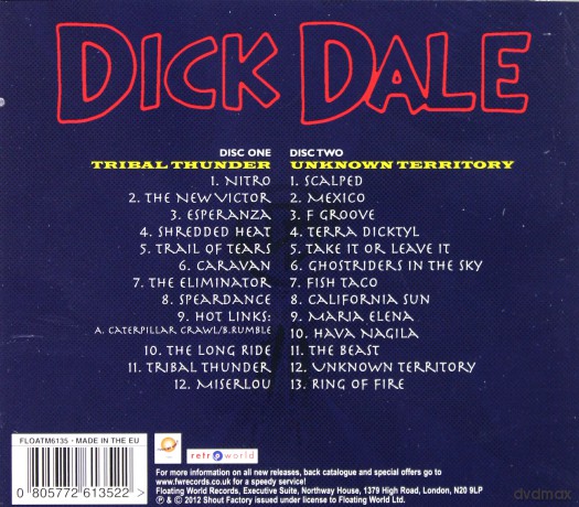 Dick Dale: Tribal Thunder/Unknown Territory [CD]