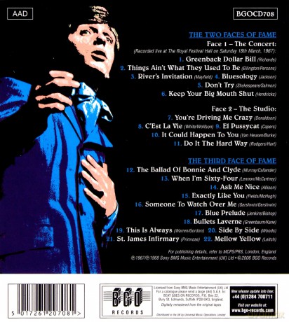 Georgie Fame: The Two Faces Of Fame The [CD]