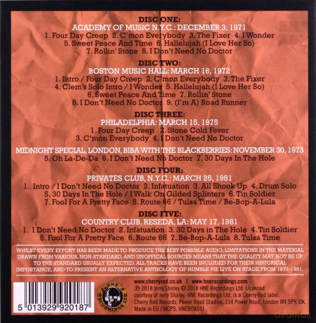 Humble Pie: The Official Bootleg Box Set Volume 2 [5CD]