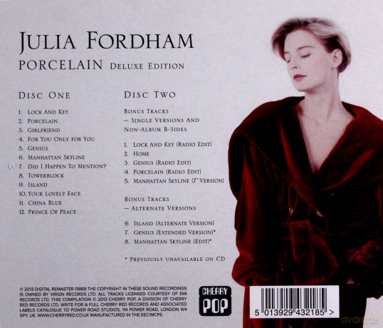 Julia Fordham: Porcelain (Deluxe) [2CD]