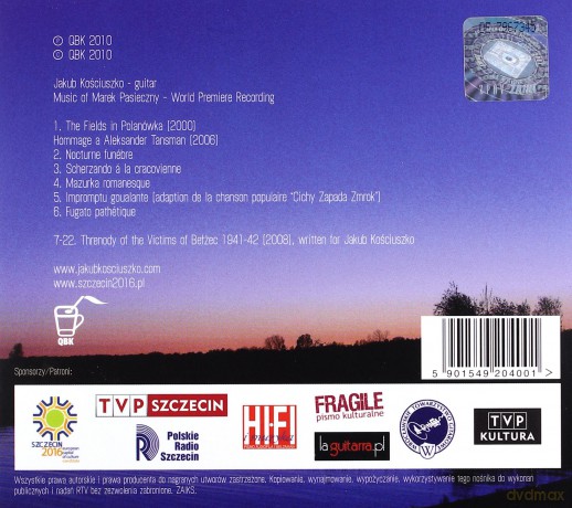 Jakub Kościuszko: Here Comes The Silent Dusk (digipack) [CD]
