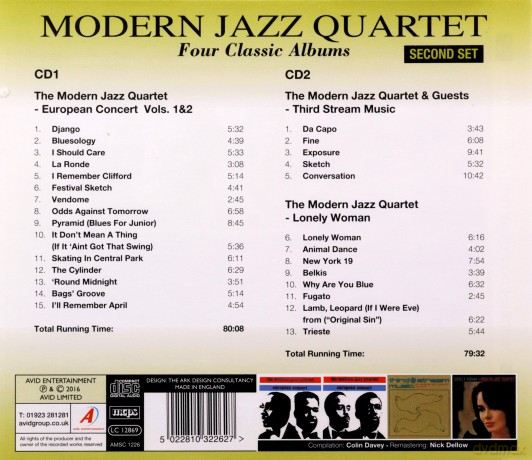 Modern Jazz Quartet: Four Classic Albums [CD]
