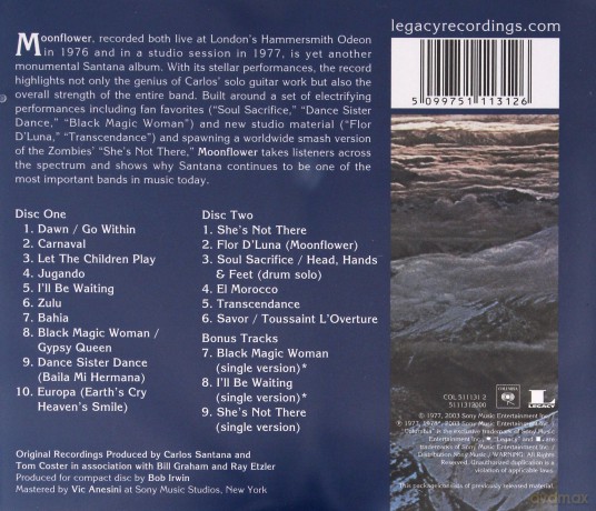 Santana: Moonflower [2CD]