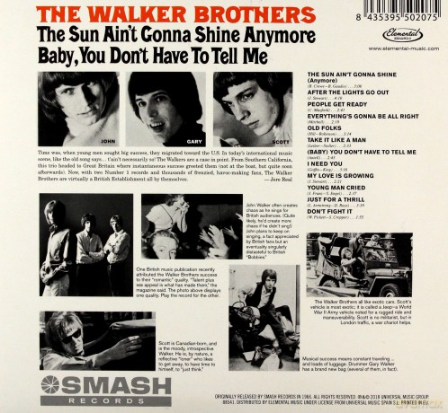 Walker Brothers: The Sun Ain't Gonna Shine Anymore [CD]