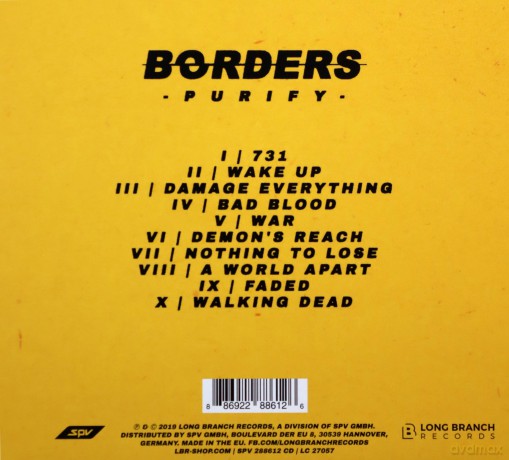 Borders: Purify (digipack) [CD]