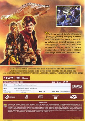 Han Solo: Gwiezdne wojny - historie (Star Wars) [DVD]