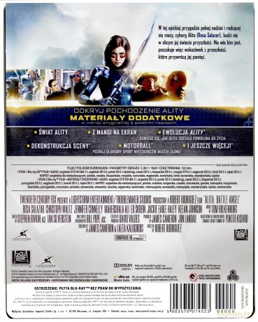 Alita: Battle Angel (steelbook) [Blu-Ray 3D]+[Blu-Ray]