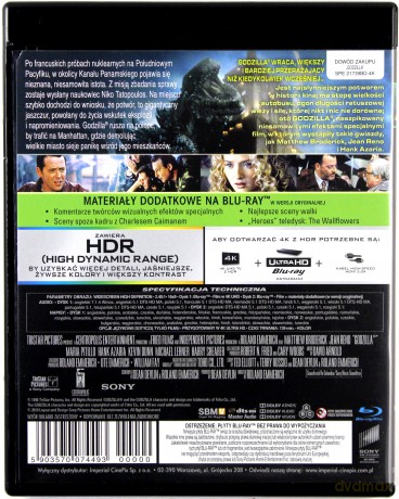 Godzilla (1998) [Blu-Ray 4K]+[Blu-Ray]