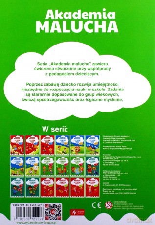4-latek uczy się liczyć. Akademia Malucha [KSIĄŻKA]