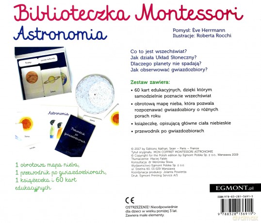 Astronomia. Biblioteczka Montessori - Eve Herrmann [KSIĄŻKA]