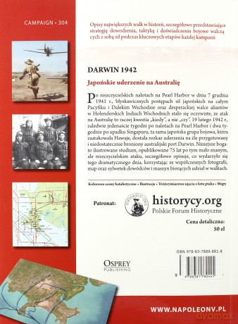 Darwin 1942 japońskie uderzenie na Australię - Bob Alford [KSIĄŻKA]
