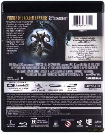 Pan's Labyrinth (Labirynt Fauna) [Blu-Ray 4K]+[Blu-Ray]