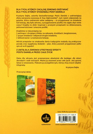 Dieta dla zdrowia. Chleby i pasty do chleba. Śniadania, kolacje - Krystyna Dajka [KSIĄŻKA]
