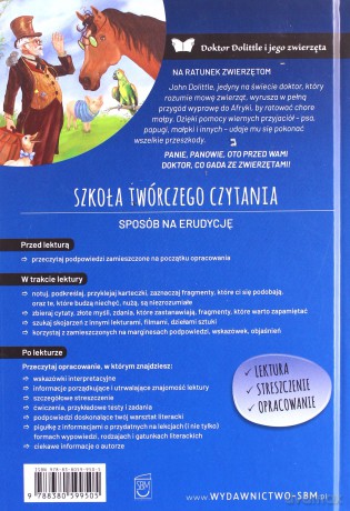Doktor Dolittle. Lektura z opracowaniem - Hugh Lofting [KSIĄŻKA]