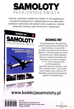Douglas DC-8. Samoloty pasażerskie świata (Tom 33) [KSIĄŻKA]