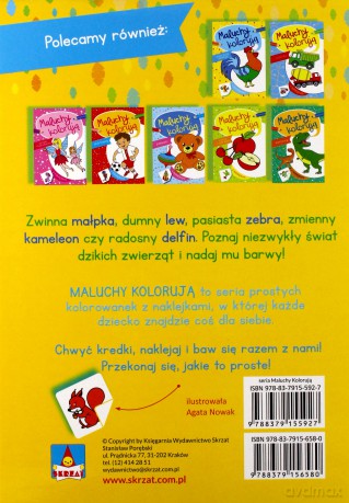Dzikie zwierzęta. Maluchy kolorują [KSIĄŻKA]