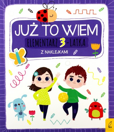 Elementarz 3-latka z naklejkami. Już to wiem [KSIĄŻKA]
