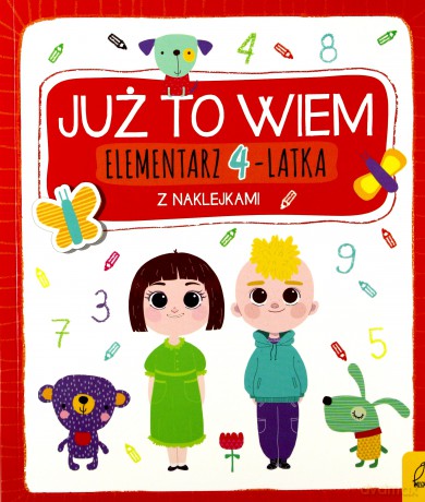 Elementarz 4-latka z naklejkami. Już to wiem [KSIĄŻKA]