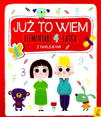 Elementarz 4-latka z naklejkami. Już to wiem [KSIĄŻKA]