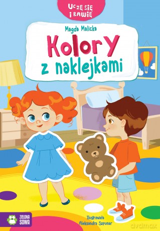Kolory z naklejkami. Uczę się i bawię - Magda Malicka [KSIĄŻKA]