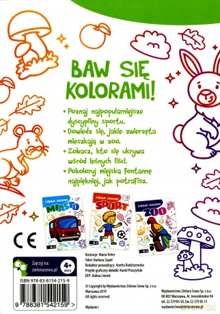 Las. Zabawa kolorami [KSIĄŻKA]