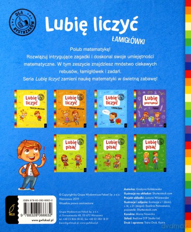 Lubię liczyć. Łamigłówki [KSIĄŻKA]