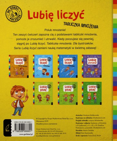 Lubię liczyć. Tabliczka mnożenia [KSIĄŻKA]