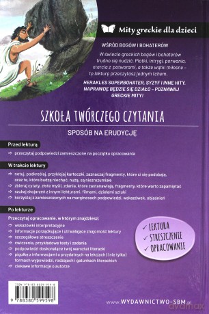 Mity greckie dla dzieci. Lektura z opracowaniem [KSIĄŻKA]
